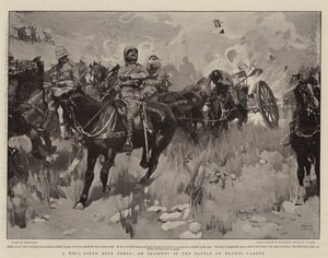 Um Boer Shell Bem Dirigido, um Incidente na Batalha de Elands Laagte
