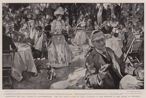 Iluminando as horas maçantes de convalescença, o Tea Party dado por Lady Falkiner nos terrenos de sua casa em Wynberg