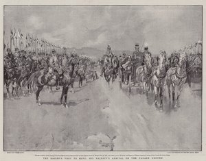 A visita do Kaiser a Metz, a chegada de Sua Majestade na parada de Frank Craig