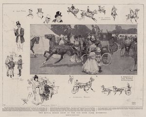 O Royal Horse Show no Old Deer Park, Richmond de Frank Craig