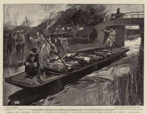 Sua última jornada, pagando um tributo de respeito aos soldados japoneses mortos durante o socorro de Pequim