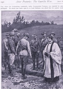 Juramento de vingança, ilustração de After Pretoria: The Guerilla War, 1902