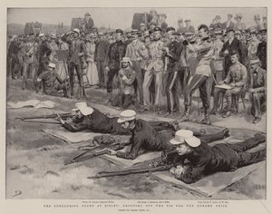 O evento conclusivo em Bisley, disparando o empate para o prêmio da rainha