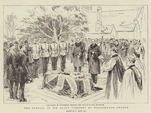 O Funeral de Sir Henry Ponsonby na Igreja de Whippingham