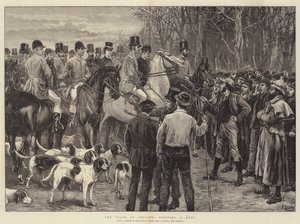 O Estado da Irlanda, parando uma caçada