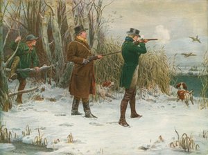 Tiro de Pato Selvagem na época do Natal de Frank Dadd