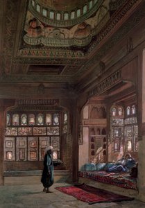 O harém de Sheikh Sadat, Cairo, 1870
