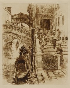 Ponte dos Suspiros, Veneza de Frank Duveneck