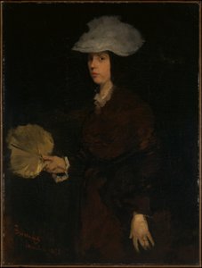 Dama com leque de Frank Duveneck