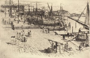 Riva degli Schiavoni (prancha 1) de Frank Duveneck