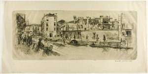 Canal de São Trovaso de Frank Duveneck