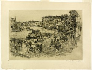 Vista do Grande Canal de Frank Duveneck