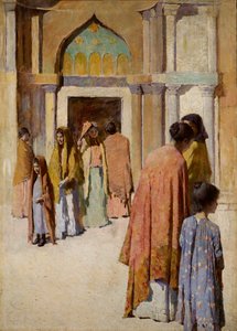 Mulheres perto da Escada n. eu, s.d. de Frank Edwin Scott