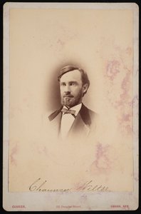 Retrato de Chauncey Wiltse 1834-1894, 1875-1876. de Frank F Currier