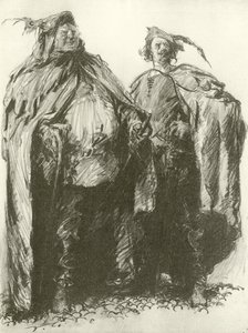 Sir John Falstaff e pistola (gravura)