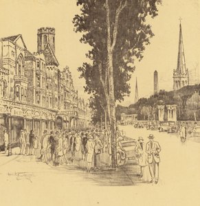 Southport, Lord Street (litografia)