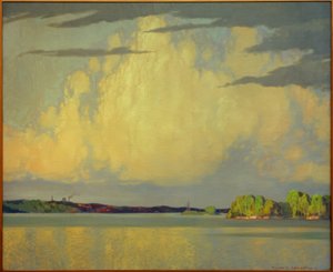 Serenidade, Lago da Floresta de Frank Johnston