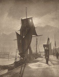 Luz do sol e sombra,1890s (foto) de Frank Meadow Sutcliffe
