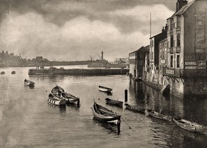 Vista, porto, whitby, norte, yorkshire, c1889