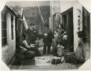 Whitby Fisher Folk, c.1885 (impressão de albumina)