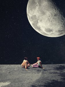 Dei-te a Lua por um sorriso de Frank Moth