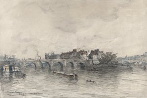 A Ilha, Paris (Pont Neuf) de Frank Myers Boggs