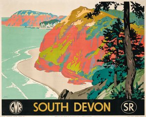 Cartaz publicitário South Devon de Frank Newbould