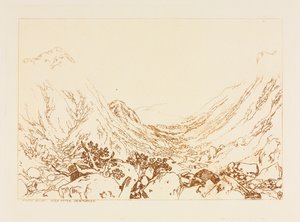 Ben Arthur, Escócia, 1884. de Frank Short