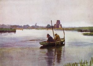 Norfolk Broads: Bream-Fishing perto da Abadia de St Benet
