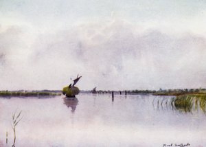 Norfolk Broads: Hay-Boat em Hickling Broad de Frank Southgate
