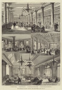 A Biblioteca da Galeria Grosvenor, New Bond-Street de Frank Watkins