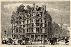 O clube nacional do liberal, cruz de Charing, Londres de Frank Watkins