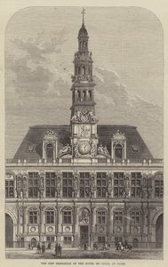 O novo Campanile do Hotel de Ville, em Paris de Frank Watkins
