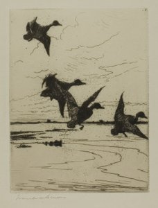 paisagem de Frank Weston Benson