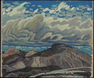 Outubro, Cranberry Hills, 1943 (óleo no painel de compensado)
