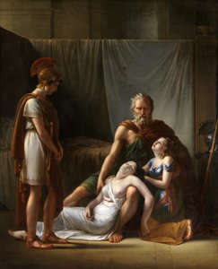 A Morte da Esposa de Belisário (óleo sobre tela) de François Joseph Kinsoen