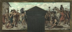 Esboço para a Câmara Municipal do 15º arrondissement: La Patrie, entre 1883 e 1884 (óleo sobre tela)