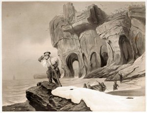 Bear Island de Viagens na Escandinávia, Lapônia, Spitsbergen e Faroes, pub. 1852. de François Auguste Biard