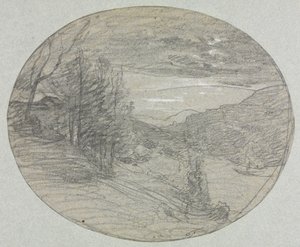 Paisagem de François Auguste Ravier