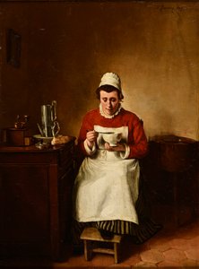 Pequeno-almoço ou uma chávena de café de François Bonvin