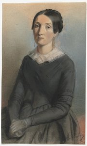 Retrato de uma mulher de François Bonvin