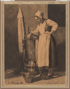 Servo que tira água da fonte de François Bonvin