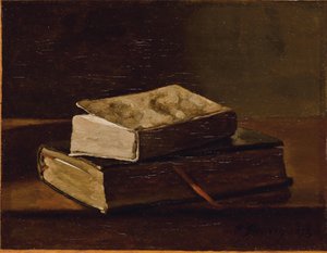 Natureza morta com dois livros, 1858