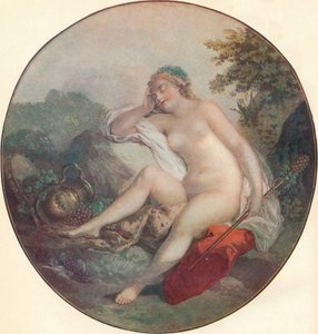 Um Bacchante, século XVIII de François Boucher