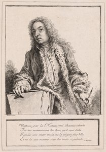 Antoine Watteau, c. 1727. de François Boucher