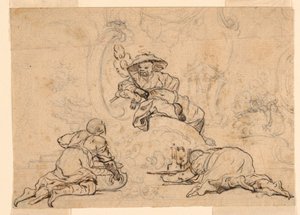 Desenhos para Ornamento Chinoiserie de François Boucher