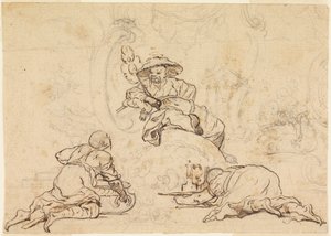 Projetos para o ornamento de Chinoiserie de François Boucher