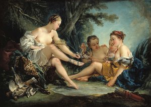 O Regresso de Diana da Caça, 1745. de François Boucher