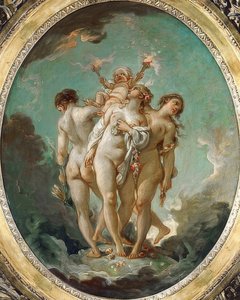 Die drei Grazien mit Amor (Trois Grâces) de François Boucher