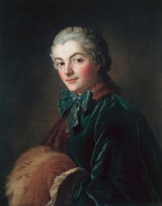 Jovem mulher com uma manga de François Boucher